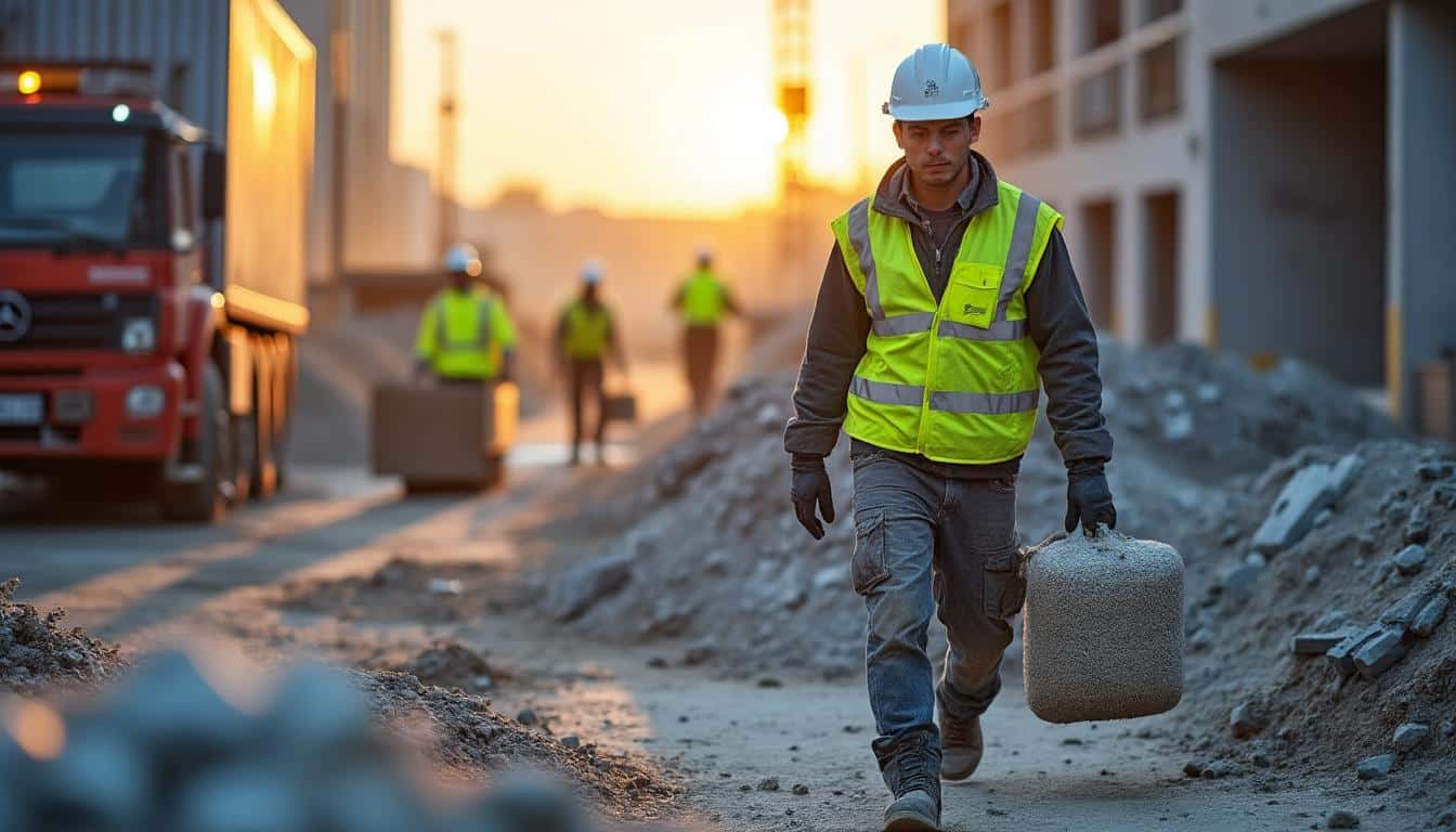 Illustration: Quel est le rôle d’un manœuvre dans le BTP et pourquoi est-il essentiel sur un chantier ?