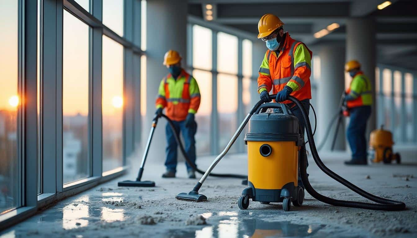 Illustration: Pourquoi faire appel à une société spécialisée pour le nettoyage en fin de chantier ?