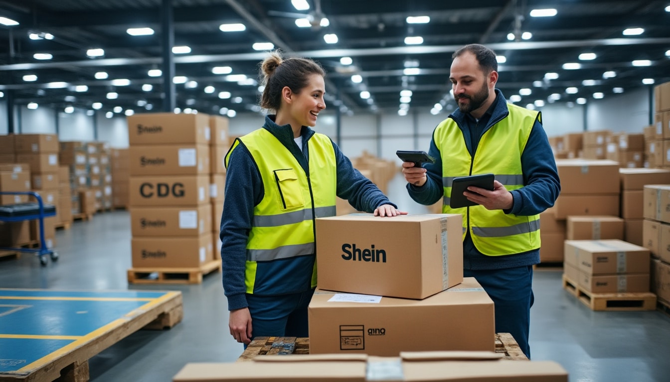 Illustration: Décrypter les statuts logistiques chez Shein : CDG, ramassage GHA et achèvement CC