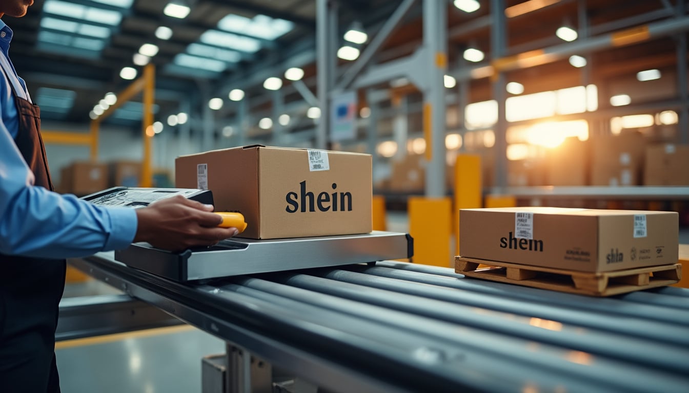 Illustration: Comprendre le statut du colis en transit accéléré chez Shein