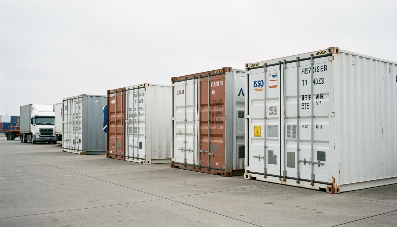 Dimensions d’un container maritime selon chaque format