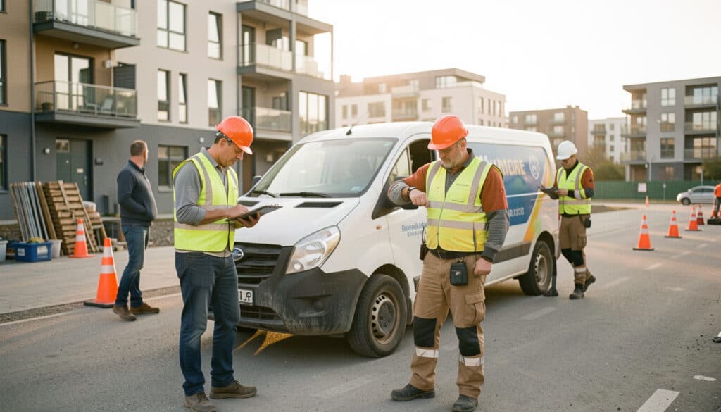 Temps de trajet retour de chantier en entreprise